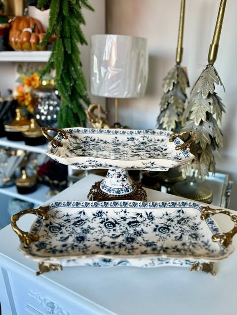 Dekoratyvinis keraminis indas ant kojelės - Image 4