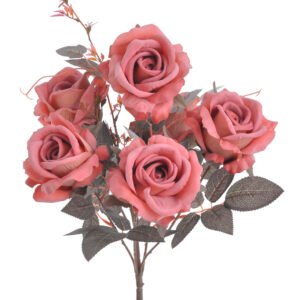 Aksominių rožių puokštė